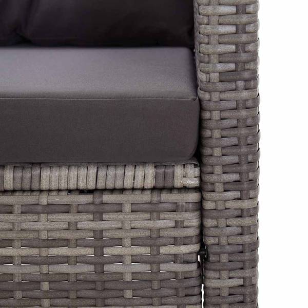 Tuinbank 3003003 grijs - polyester - staal - 68 x 77 x 68 cm
