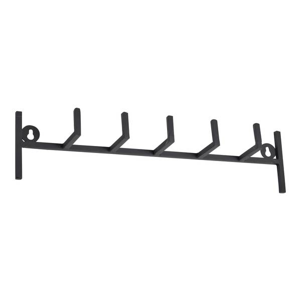 Kapstok Hook zwart - metaal - 40 x 10 x 10 cm