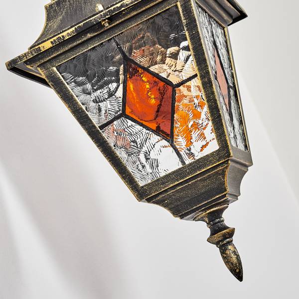 Außenwandleuchte Casalnuovo Braun - Metall - 19 x 45 x 32 cm