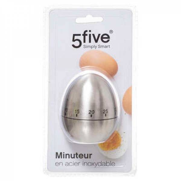 Eieruhr BASIC Silber - Metall - 6 x 7 x 6 cm