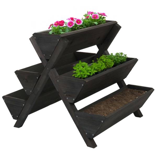 Pflanztreppe O15 Anthrazit