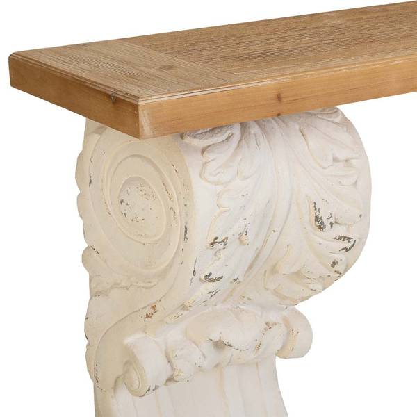 Flurtisch 4523351639 Weiß - Holzwerkstoff - 153 x 93 x 33 cm