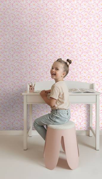 Tapete 131813 Pink - Papier - 53 x 1005 x 53 cm