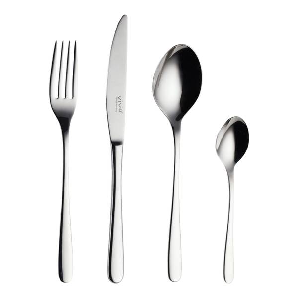 Besteck-Set New Fresh Basic 24-teilig Silber - Metall - 27 x 23 x 32 cm