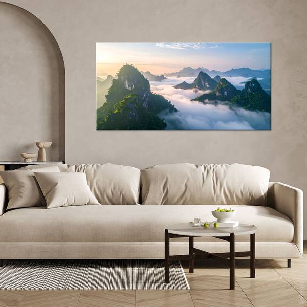 Wandbild Berge 100 x 50 cm