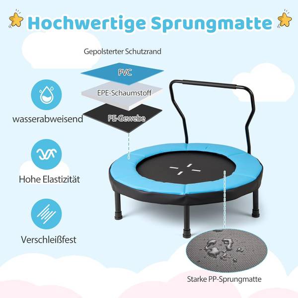 Trampolin FI32349 Blau