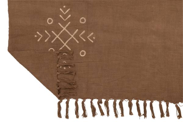Decke Jaisalmer Beige - Textil - 1 x 170 x 130 cm