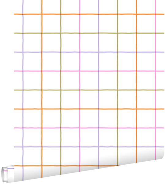 Tapete 132054 Violett - Papier - 50 x 900 x 50 cm