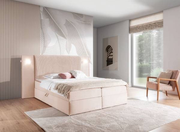 Boxspringbett MARTEN Set.4 Breite: 153 cm