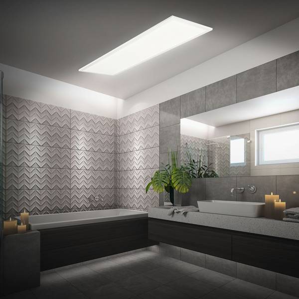 CCT Deckenleuchte 7767016 Weiß - ABS - 25 x 6 x 100 cm