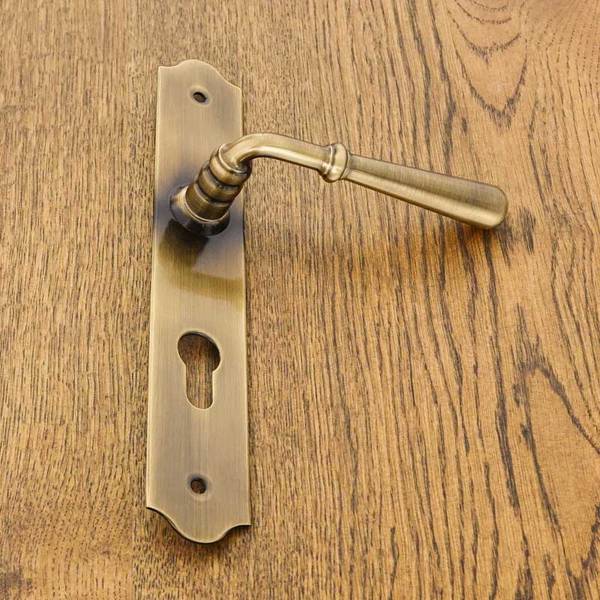 Türdrücker BARTON PZ72 Gold - Messing - 14 x 24 x 1 cm