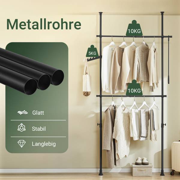 Teleskop Garderoben System FRG109-II-SCH kaufen
