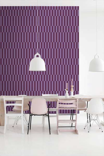 Tapete 131423 Violett - Papier - 50 x 900 x 50 cm