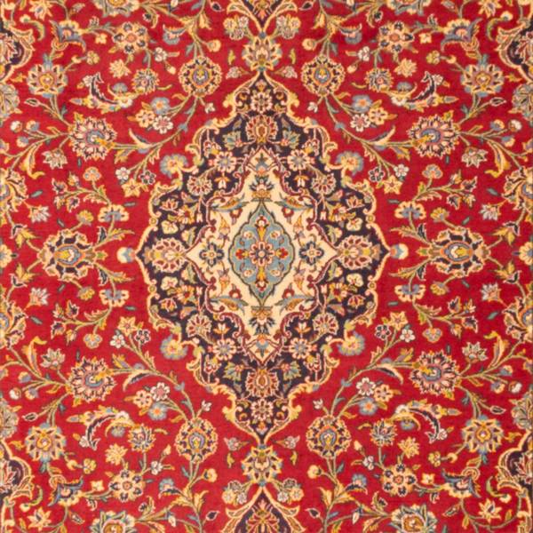 Orientteppich Oriental Rot - Naturfaser - 242 x 1 x 350 cm
