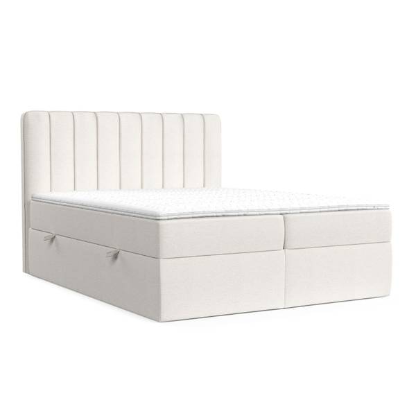 Boxspringbett Skyfall Ecru - Liegefläche Breite: 120 cm
