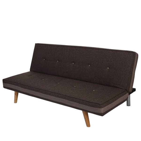 3-zitsbank  Ninove bruin - textiel - 177 x 78 x 90 cm