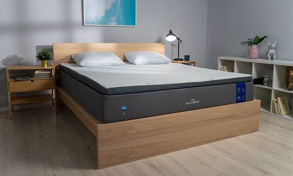 Gelschaum Matratzen KK180 Grau - Textil - 180 x 200 x 180 cm