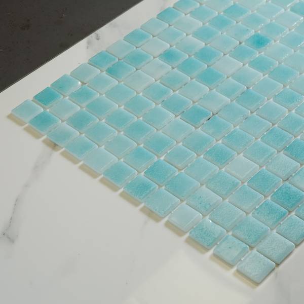Glasmosaik BT-EU-06-LF Blau - Farbglas - 52 x 52 x 33 cm