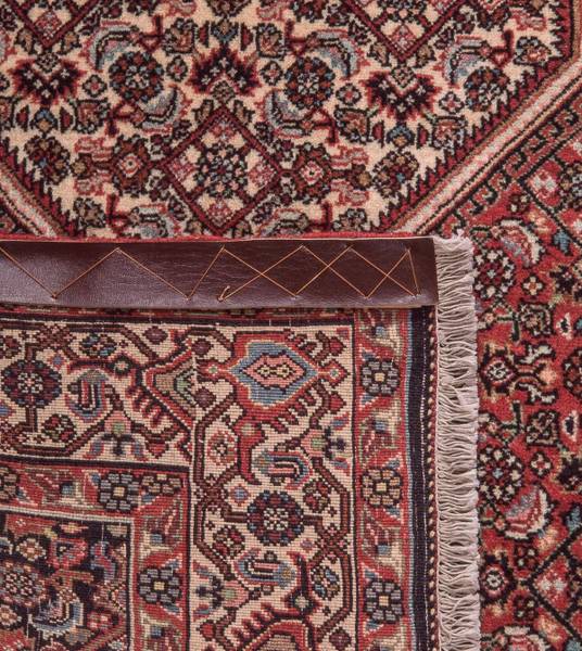 Handgeknüpft Kurzflorteppiche Rot - Wolle - 112 x 1 x 190 cm