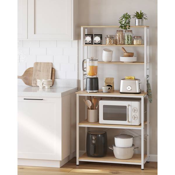 Etagère de cuisine Budapest Blanc - Métal - 80 x 167 x 40 cm