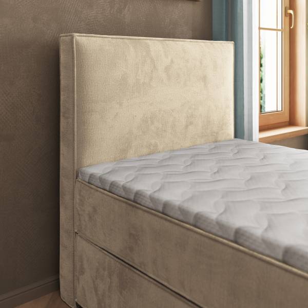 Boxspringbett PELLIO 100 Creme