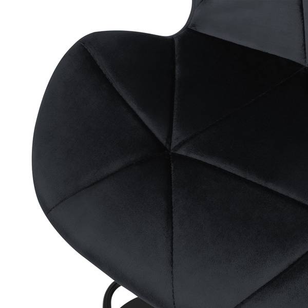 Barhocker TERAMO 2er-Set Schwarz - 2er Set