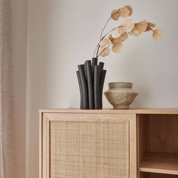 Anrichte Bohème Beige - Holz teilmassiv - 39 x 139 x 101 cm