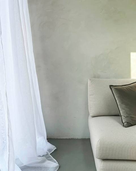 Transparante Gardine Weiß - Polyester - 140 x 270 x 1 cm