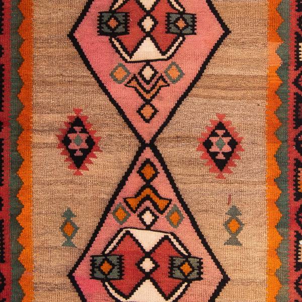 Orientteppich Oriental Wolle - 148 x 1 x 390 cm