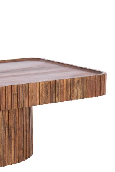 Couchtisch KIOTO Braun - Massivholz - 70 x 42 x 120 cm