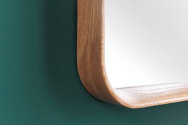 Wandspiegel AMSTERDAM Braun - Eiche - 50 x 80 x 6 cm