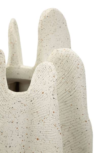 Vaas Ester beige - hars - 23 x 50 x 23 cm