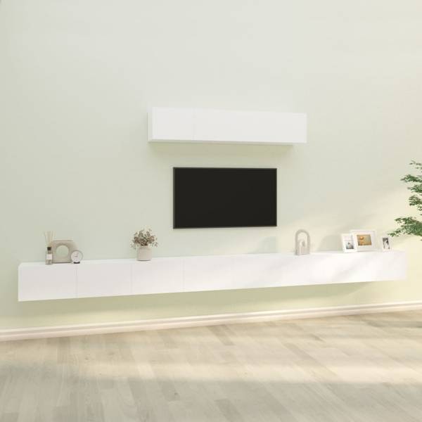 TV-Schrank 6er Set D291 Weiß