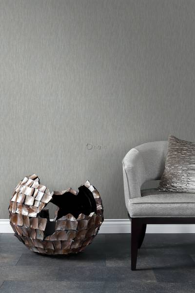 Tapete 347314 Grau - Fleece - 53 x 1005 x 53 cm