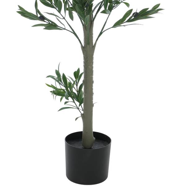 Künstlicher Olivenbaum Q88 Grün - Polyethylen - 58 x 126 x 58 cm