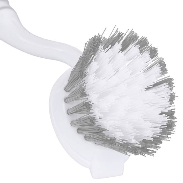 Spülbürste 6er Set Grau - Weiß - Kunststoff - 5 x 27 x 8 cm