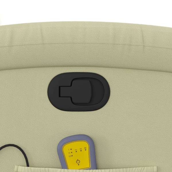 Fauteuil inclinable de massage 3032452-2 Crème - Blanc