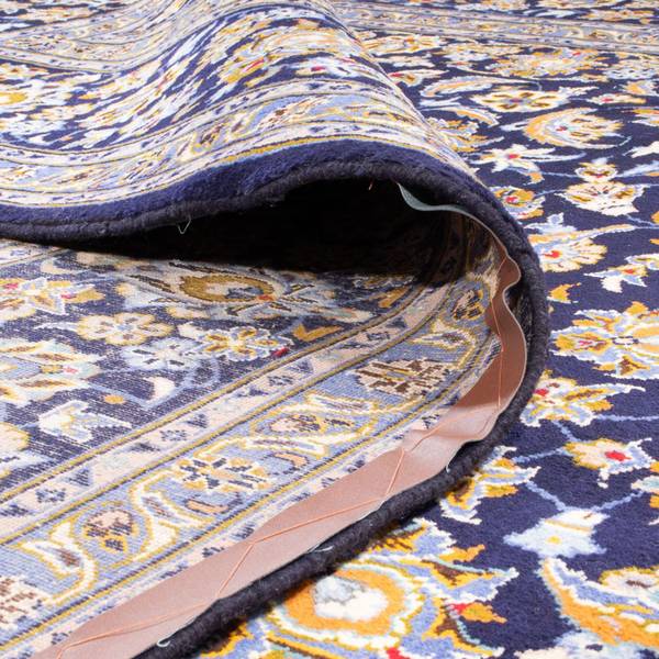 Orientteppich Oriental Blau - Naturfaser - 318 x 1 x 420 cm