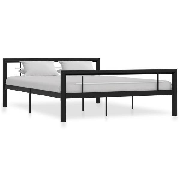 Bettgestell X322 Schwarz - Metall - 148 x 66 x 212 cm