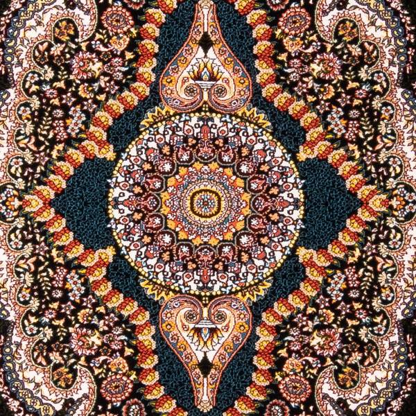 Orientteppich Amira Schwarz - Naturfaser - 100 x 1 x 300 cm