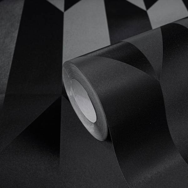 Vliestapete 790868-GU Schwarz - Kunststoff - 53 x 1 x 1005 cm