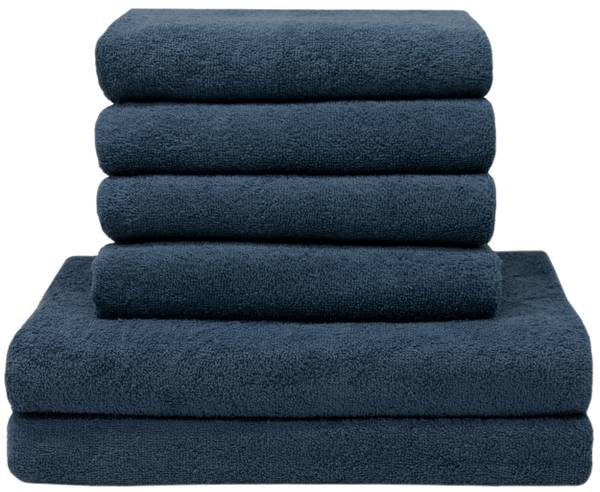 Handtücher set 00000283 6er-Set Marineblau