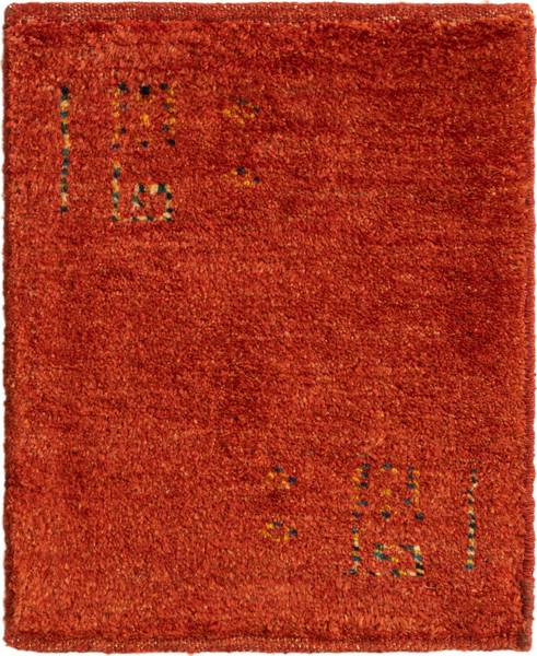 Tapis Gabbeh LIII Rouge - Laine - 45 x 1 x 50 cm