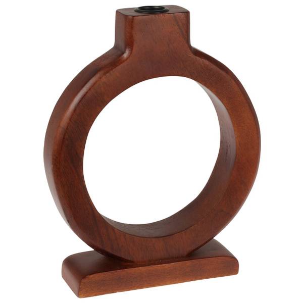 Kerzenständer A68100020 Braun - Massivholz - 16 x 21 x 5 cm