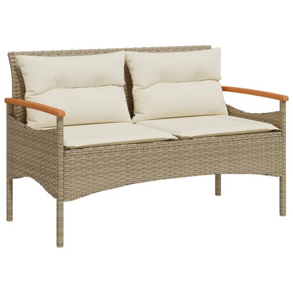 Gartenbank 3034168 Beige - Stahl - 116 x 74 x 62 cm