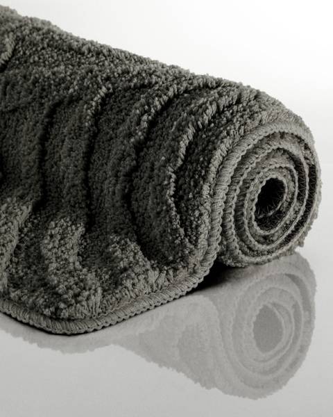 Badteppich Fiete Anthrazit - Grau - 80 x 150 cm