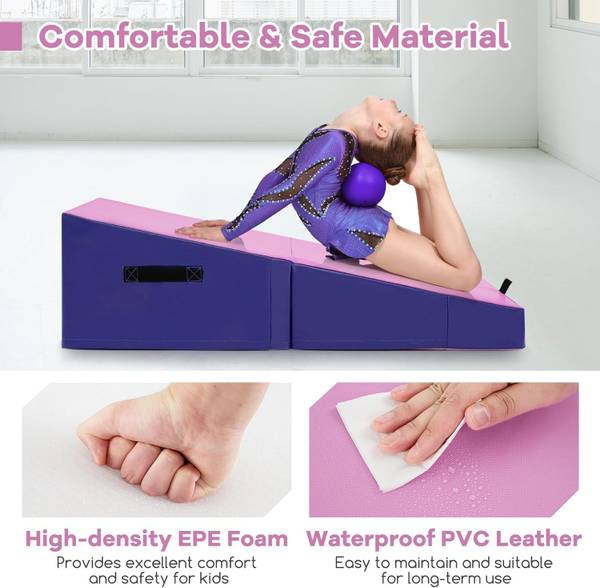 Gymnastikmatte RT32342BUDE Violett - Textil - 75 x 36 x 150 cm