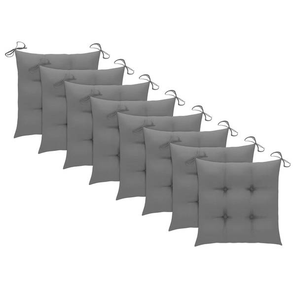 Gartenstuhl 3007216-4 (8er Set) Grau