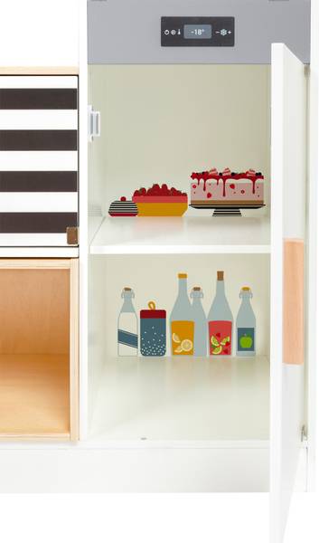 Kinderküche modular XL Weiß - Holzwerkstoff - 82 x 83 x 84 cm