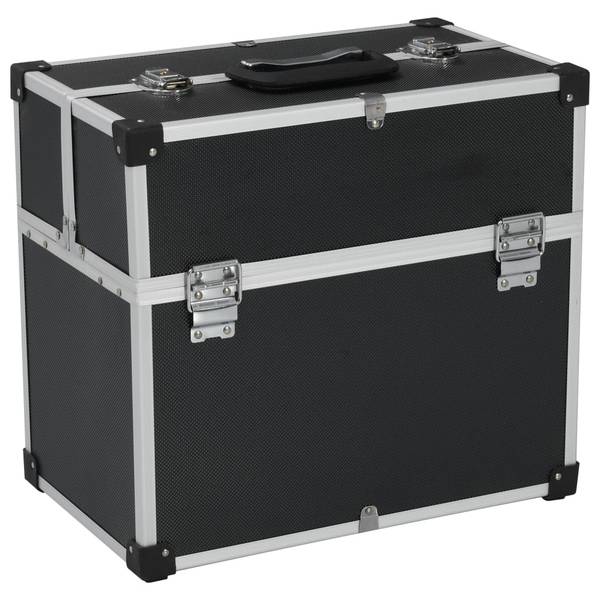 Werkzeugkoffer 91849 Schwarz - Aluminium - ABS - 22 x 34 x 38 cm
